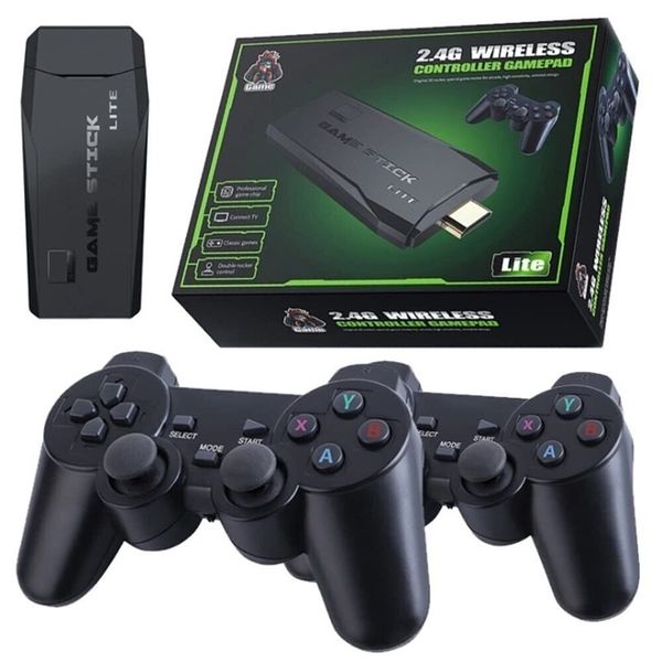 Game Stick with 1000+ Games. HDMI, 2 Wireless Controllers