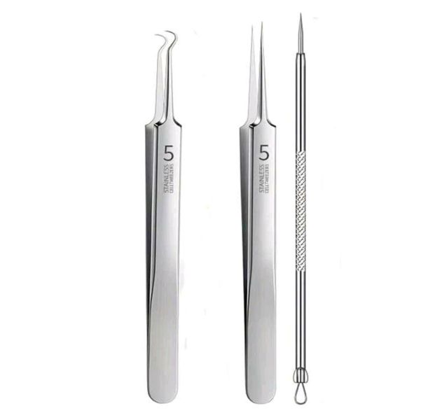 Stainless Steel Blackhead &amp; Blemish Remover Set