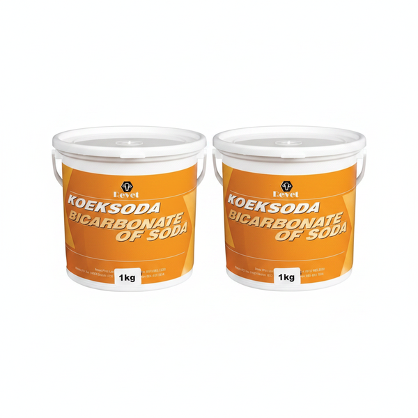 Bicarbonate of Soda 1kg - Versatile Baking and Cleaning Powder - 2 Pack