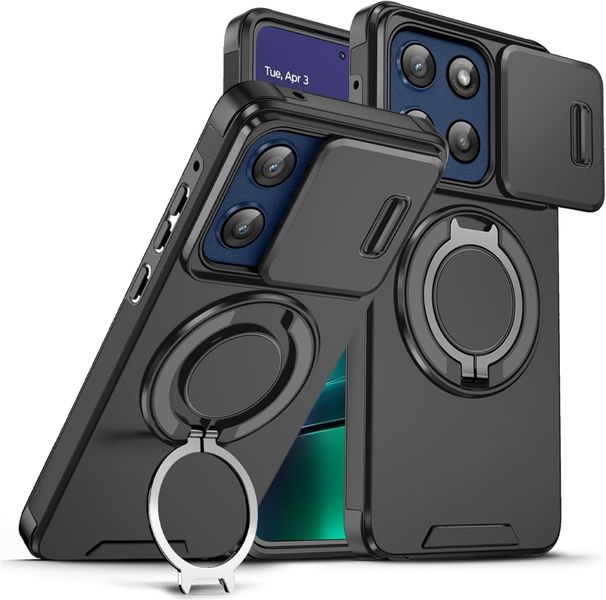 Magnetic Rotate Ring Phone Case Compatible With Honor X7D 5G