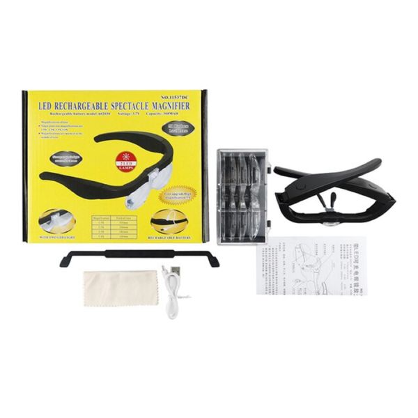 Tool DIY Rechargeable Reading Magnifier Glasses Jewellers Watchmaker Repair