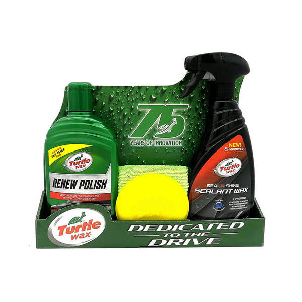 Turtle Wax Polish &amp; Seal 4-Piece Combo - Polish, Sealant Wax &amp; Accessories
