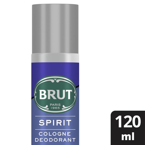 BRUT Spirit Cologne for Men Deodorant Body Spray 120ml
