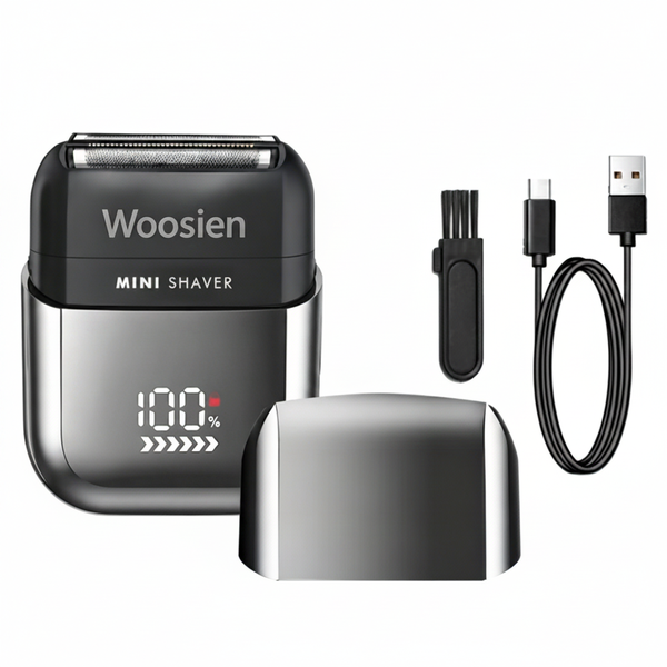 Woosien Electric Shavers for Men, Mini Electric Razor for Travel