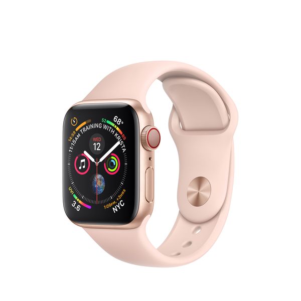 TekByte Silicone Strap for Apple Watch - Pink - 42/44/45/49mm