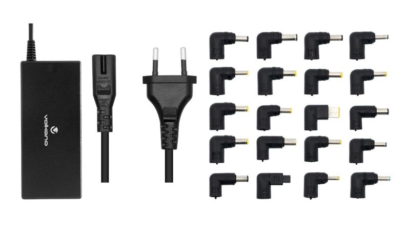 Volkano Total Series Universal 90W Laptop Charger with 20 Tips &amp; USB-C Tip