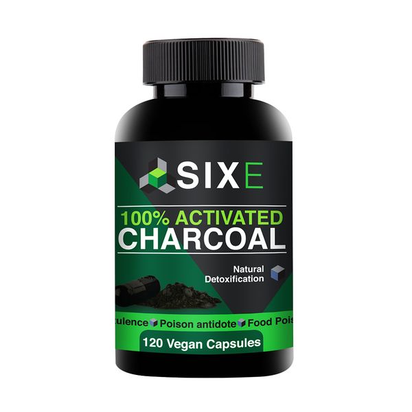Origin Organics - 100% Pure Sixe Activated Charcoal (120 Capsules)