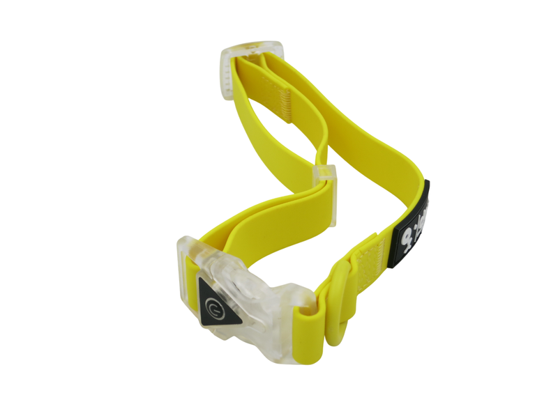 Dot Grandeur Pet Gear PVC Dog Collar - High Visibility LED Light