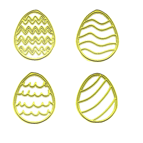 Easter Egg Cookie Cutters