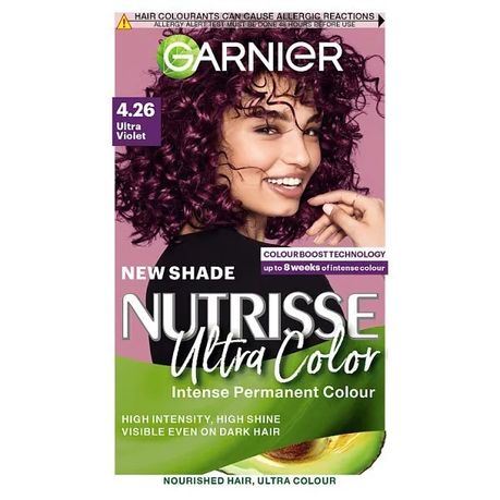 Garnier Nutrisse Ultra Color Permanent Hair Dye  Ultra Violet | Buy  Online in South Africa 