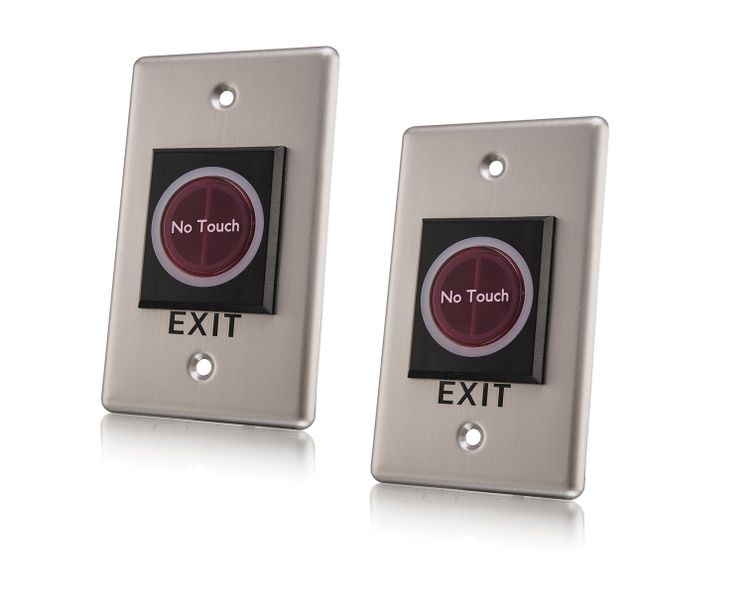 Space TV Infrared No Touch Door Exit Switch with LED light - 2 pack