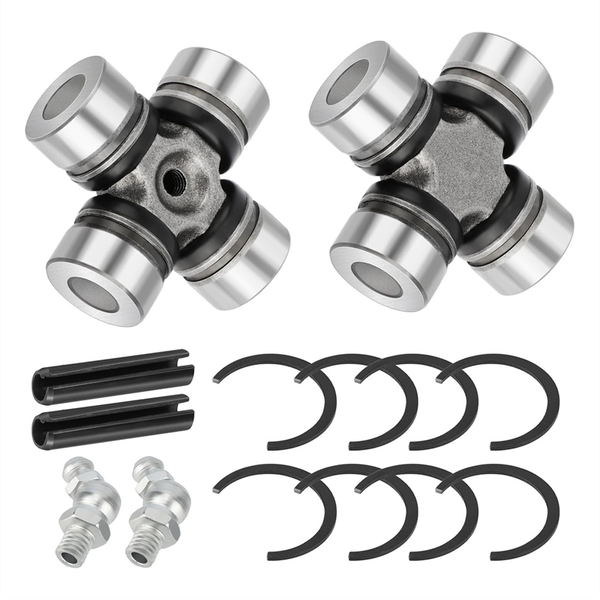 Front Prop Shaft U-Joint 2 Set for Polaris Rzr Compatible with Universal