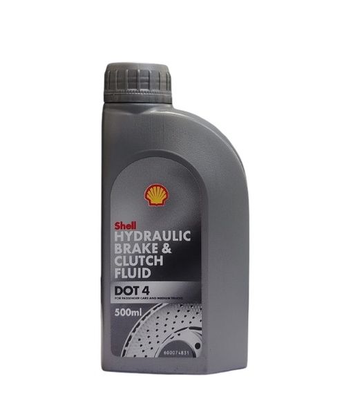 Shell Hydraulic Brake &amp; Clutch Fluid DOT 4 500ML