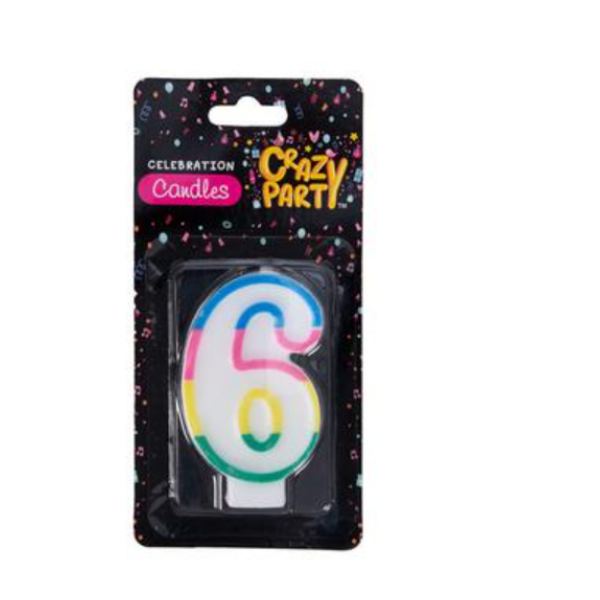 Birthday Candle Number Six