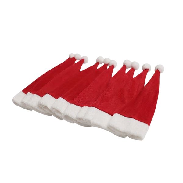 20-Piece Christmas Santa Hate Cutlery Holder Set - Red &amp; White
