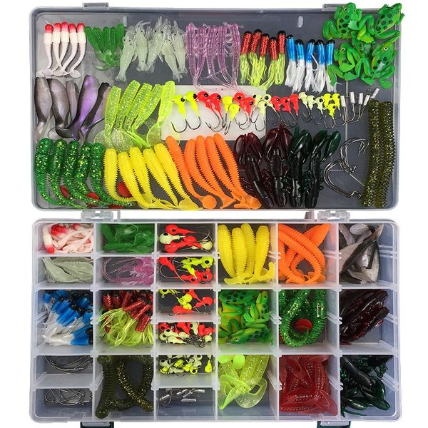 301 PCS Fishing Hook and Lure Combination Set