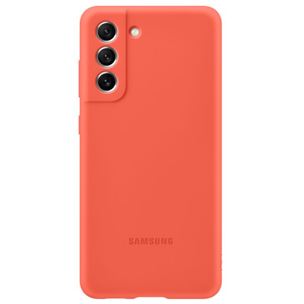 Samsung Original Silicone Cover For Galaxy S21 FE - Coral