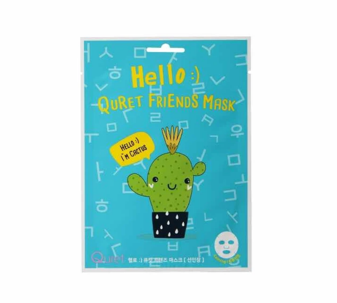 Quret Hello Friends Mask, Cactus