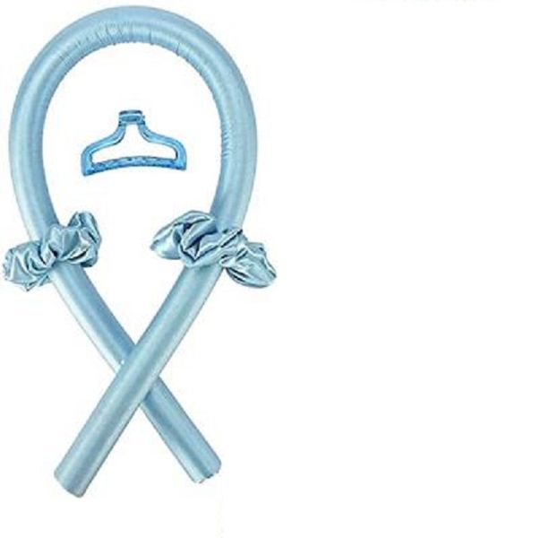 Satin Heatless Curling Rod Headband, assorted colours