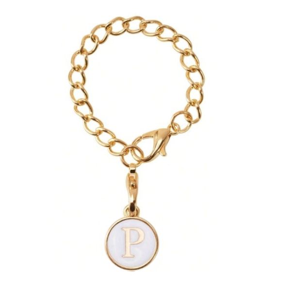 Letter P Chain Charm