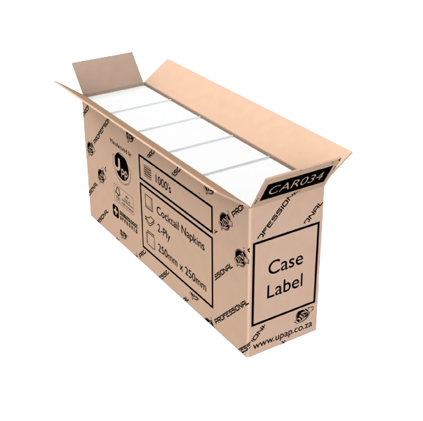 Dinu Professional - 2-Ply Cocktail Napkins - Carton of 1000