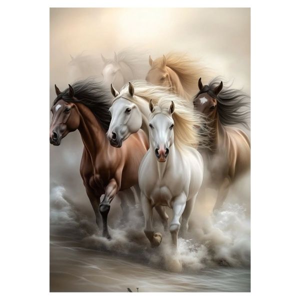 Horses Wild And Free - A1 Poster
