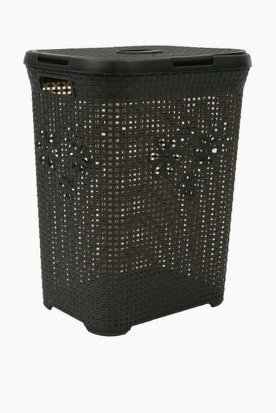 Daisy Laundry Basket 50l - Black