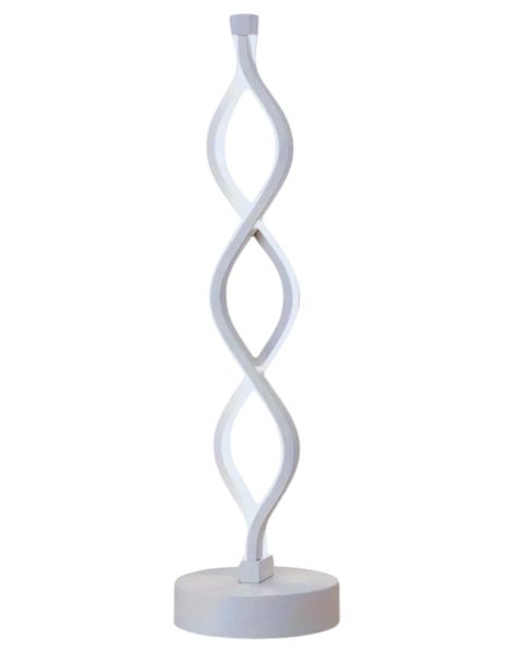 LED Seaweed Design Desk Lamp With Multicolor Lighting Effect - White