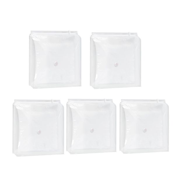 Vusign Hanging Vacuum Storage Bag M sizeTransparant 5pack