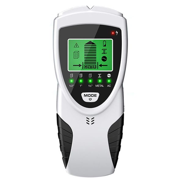 5-in-1 electronic wall detector with high-definition LCD display