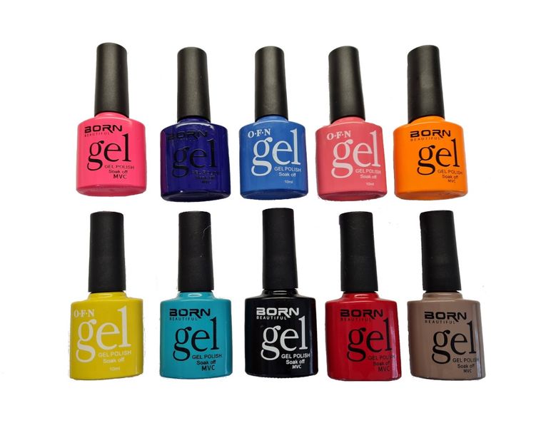 UV Gel Nail Polish 10 Colour Set