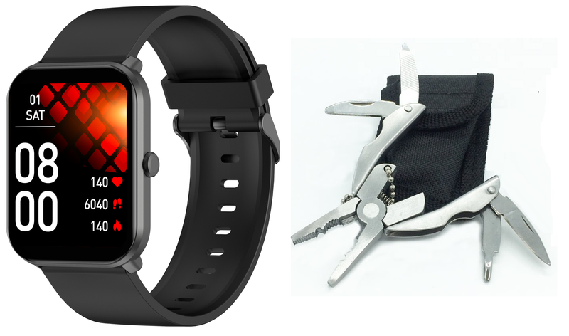KW203 Pro Smart Watch Fitness Tracker 2022 With X5 MultiTool