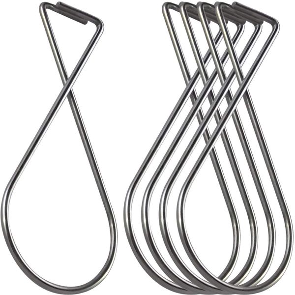 Ceiling Hooks (Set of 100) - Drop Ceiling Clips perfect for Wedding Decorat