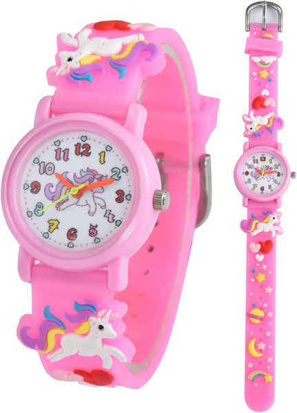 Girls Unicorn Watch Earrings and Bracelet Set