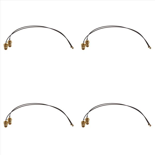 2X Wlan Antennas Pigtail Hirose Sma Box Adapter Cable Ipex Rsma