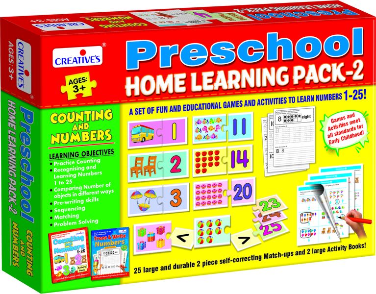 Creatives Preschool Home Learning Pack - 2 - Counting &amp; Numbers