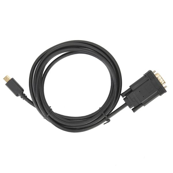 A0105 USB 3.1 TypeC to VGA Male Adapter Adapter 1.8M Cord Computer Accessor