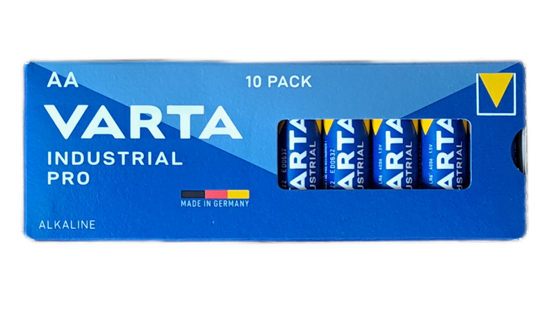 Varta Industrial Pro AA Batteries 1.5V - 10 Pack