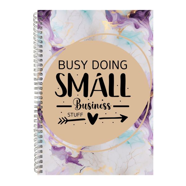 Biz Stuff A4 Notebook Spiral and Lined Small Biz Graphic Notepad Present131
