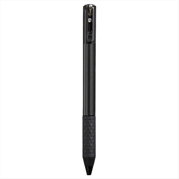 Geometric Metal Crinkle Pen Fidget Black