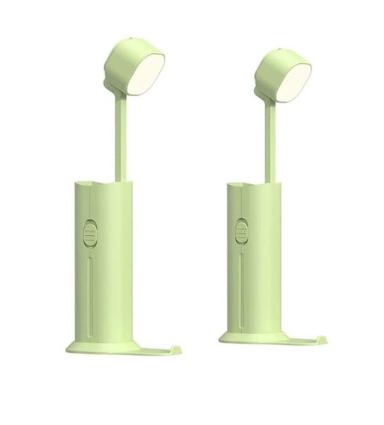Pack Of Two Rechargeable Adjustable Table Lamp With 3 Lighting Modes