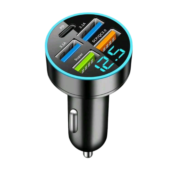 5 Ports Intelligent Car Charger