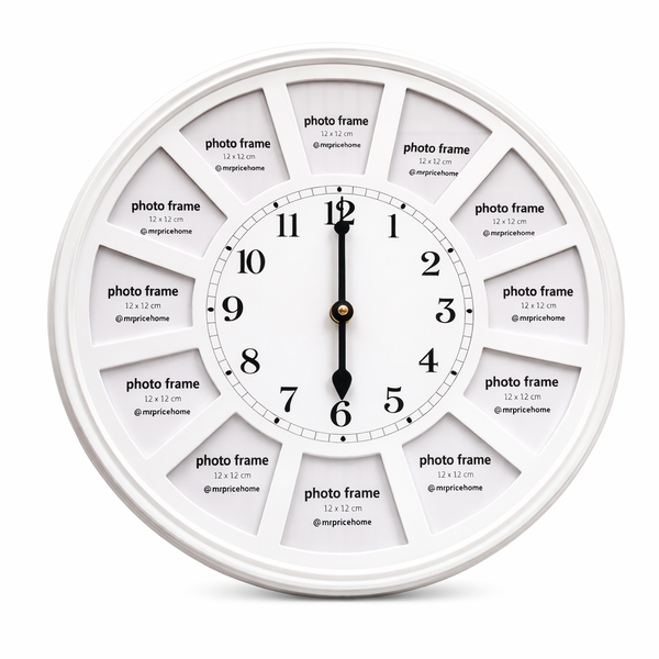 JJ Family Moments Multi-Photo Clock