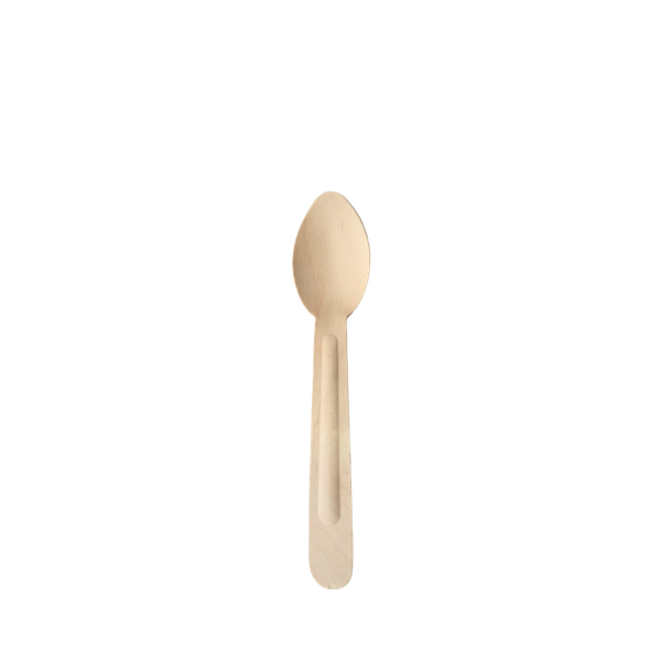 Large Wooden Teaspoon- 14cm - Pack of 100
