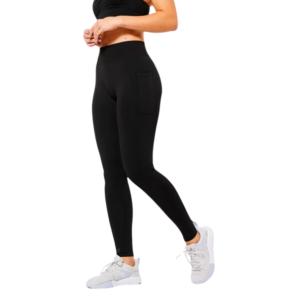 Domyos Women's Push-Up Effect Seamless Leggings - Black