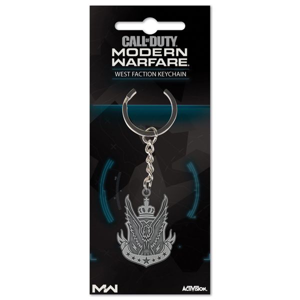 Official Call of Duty Modern Warfare "West Faction" Keychain