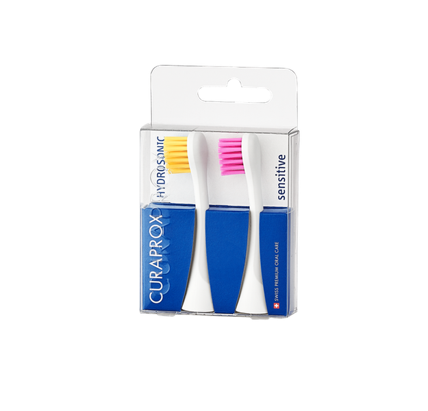 Rainbow Brush Head Sensitive for Hydrosonic Yellow/Pink (2 Piece)