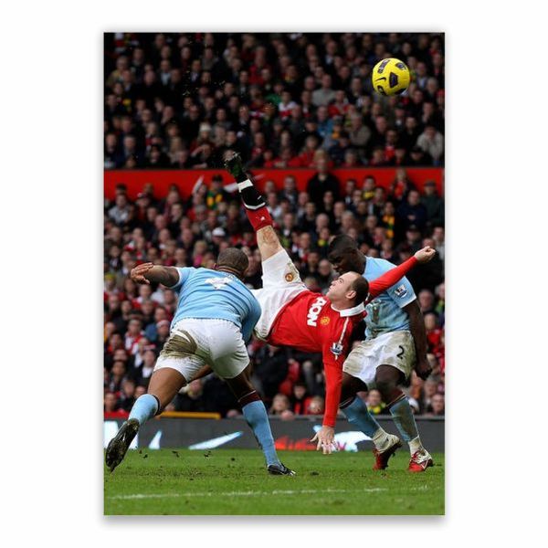 Rooney Bicycle Kick Poster - A1
