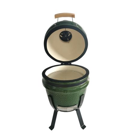 Ceramic Charcoal Braai Grill Green