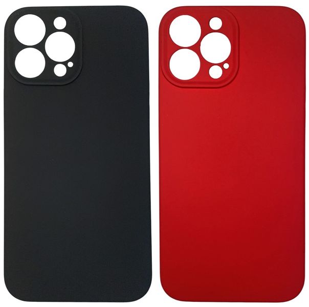 Mxm™ Black &amp; Red Liquid Silicone Case For Iphone image